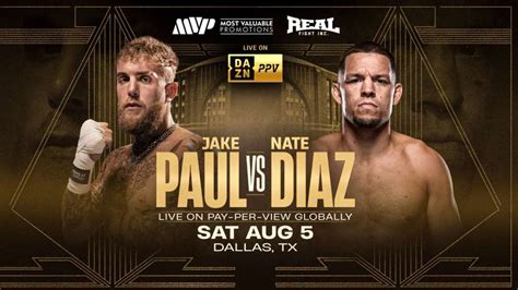 Jake Paul vs. Nate Diaz : Uhrzeit, Übertragung,。